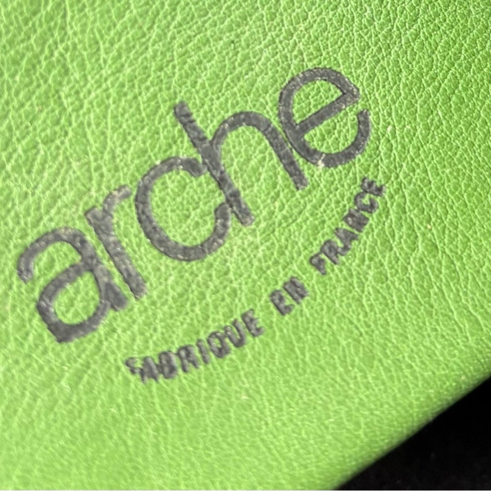 ARCHE Green Slingback Women Sandals Size 39 Made In France GUC - Picture 6 of 10
